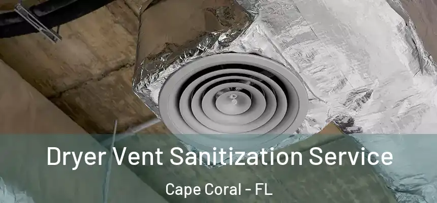 Dryer Vent Sanitization Service Cape Coral - FL
