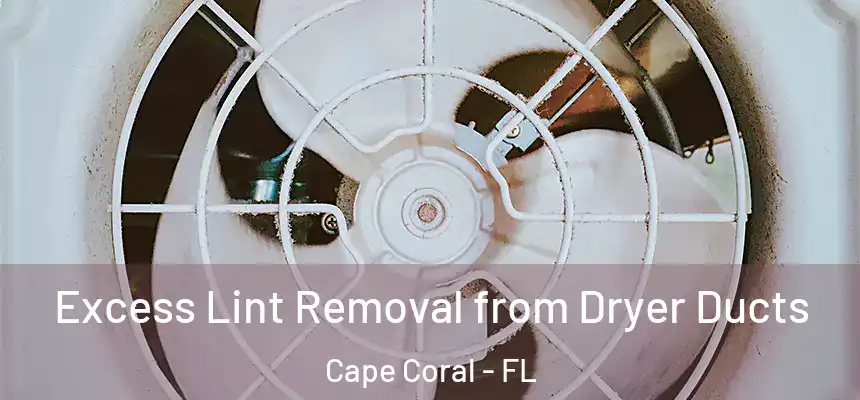 Excess Lint Removal from Dryer Ducts Cape Coral - FL