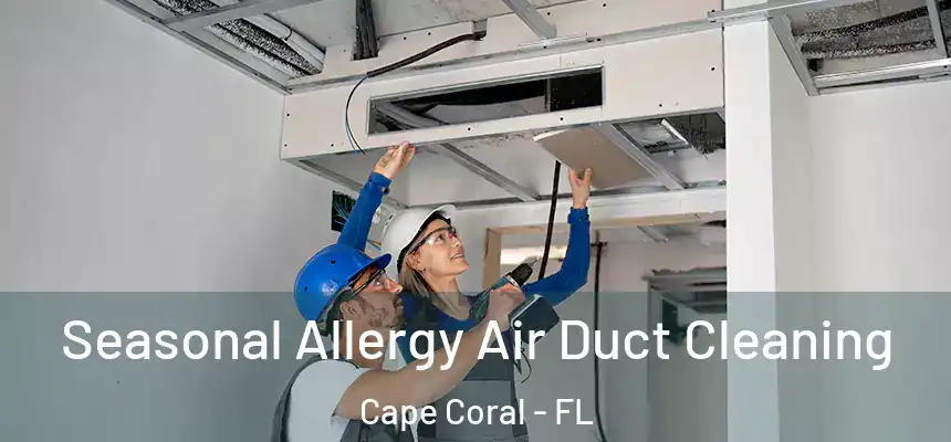 Seasonal Allergy Air Duct Cleaning Cape Coral - FL